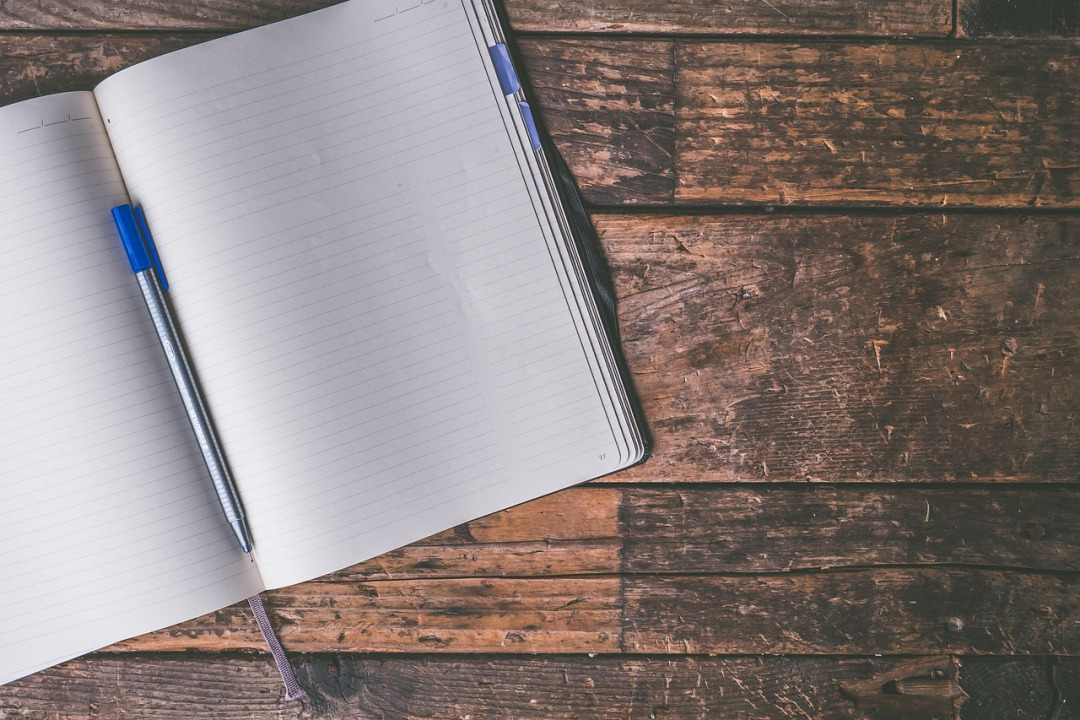 medical writing notebook